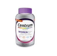 Centrum Silver vitaminas mujer +50 200 tabletas